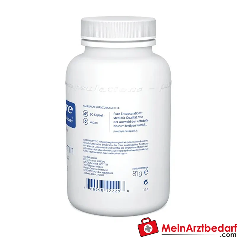 Pure Encapsulations L-Glutamin 850 mg Kapseln 90 Stück