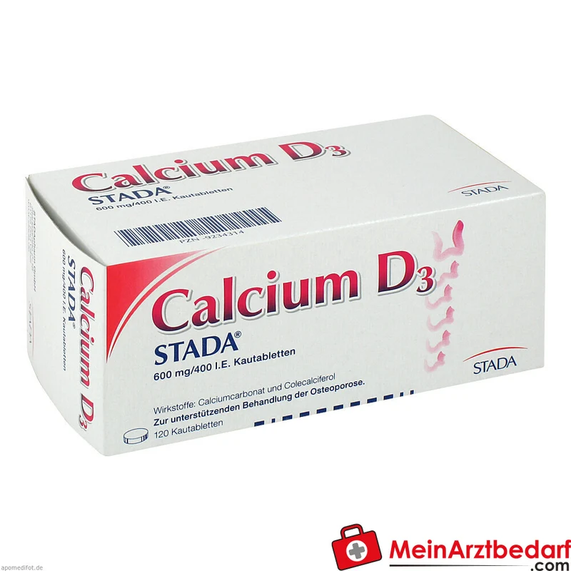 STADA Calcium D3 600 mg/400 I.E. Kautabletten 30 Stück