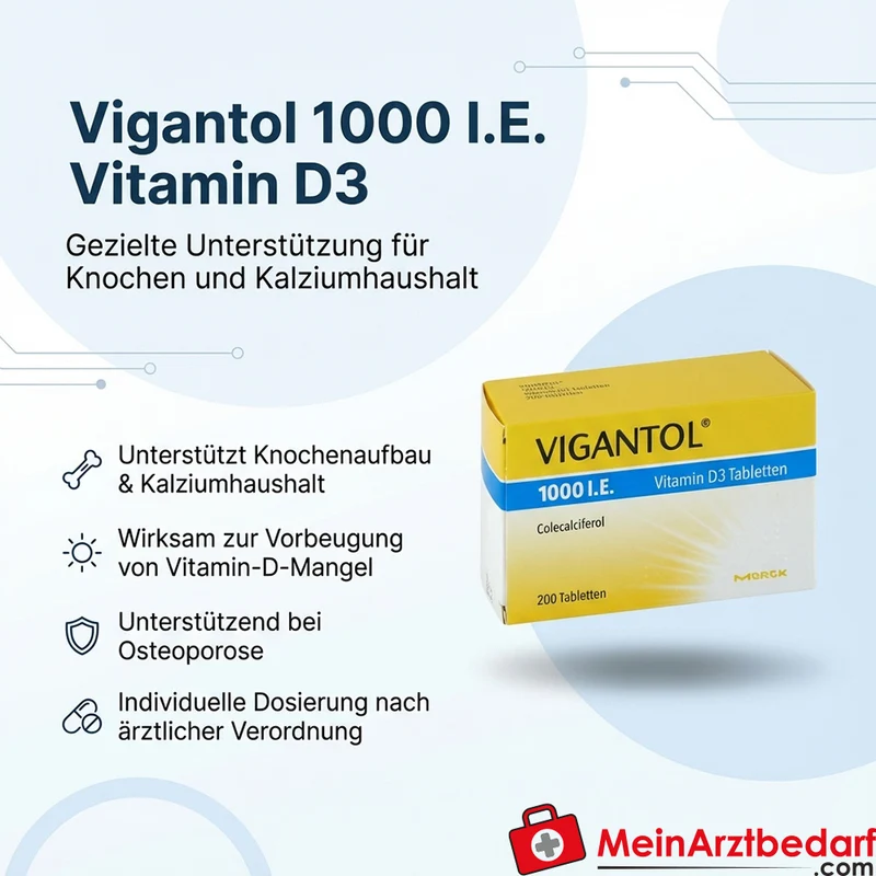 Vigantol 1000 I.E. Vitamin D3 Tabletten