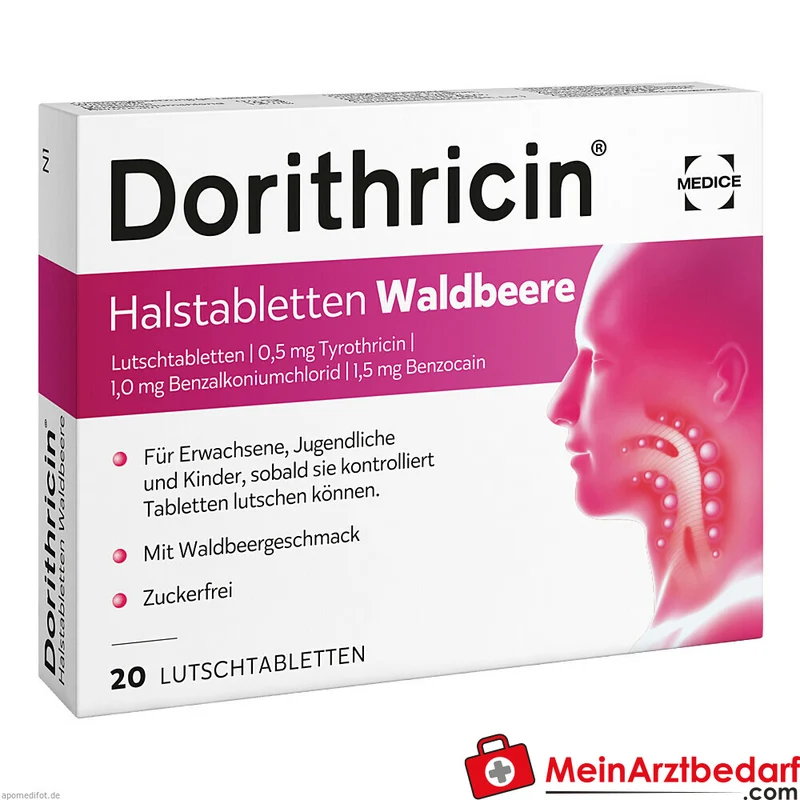 Dorithricin Halstabletten Waldbeere 0,5/1,0/1,5 mg