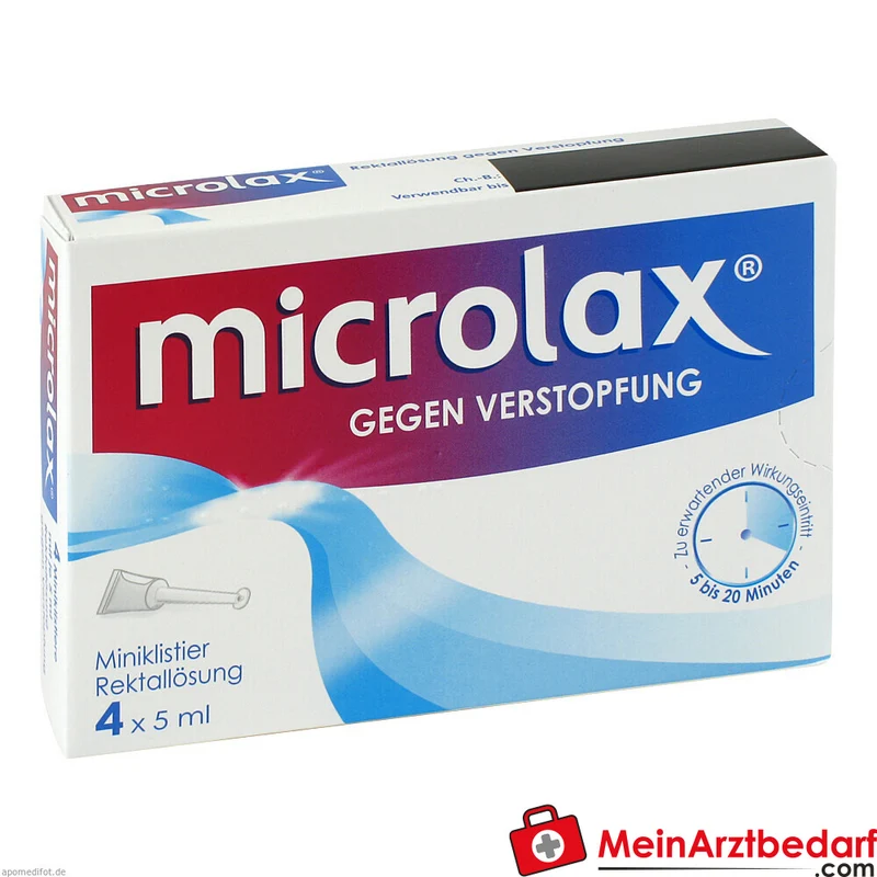 Microlax Rektallösung Einmalklistier für Säuglinge, Kinder & Erwachsene