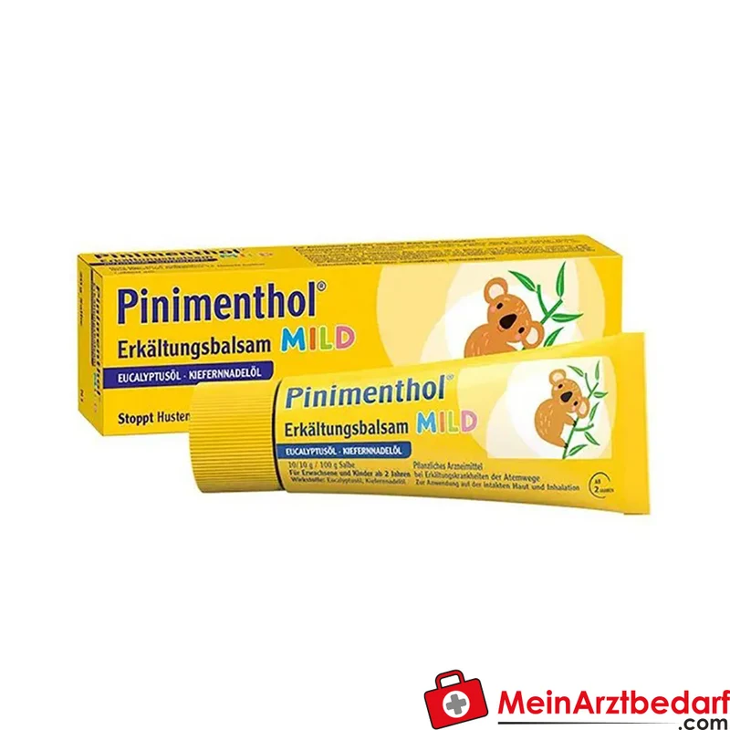 Pinimenthol Erkältungsbalsam mild Menthol Eukalyptus Campher Balsam