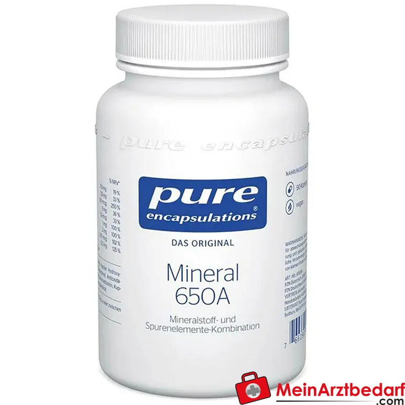 Pure Encapsulations Mineral 650a Multimineral‑Komplex Kapseln 90 Stück