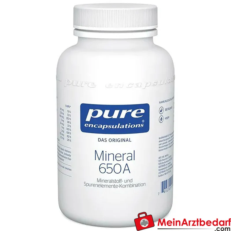 Pure Encapsulations Mineral 650a Multimineral‑Komplex Kapseln 90 Stück