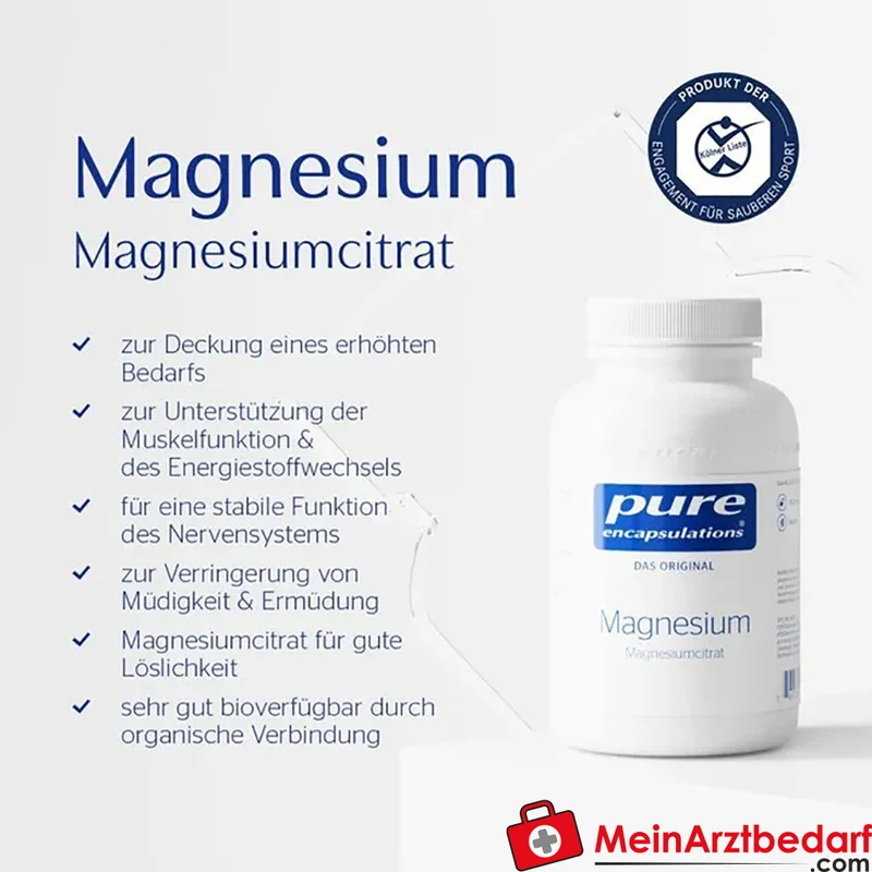 Pure Encapsulations Magnesiumcitrat 300 mg Kapseln 180 St.