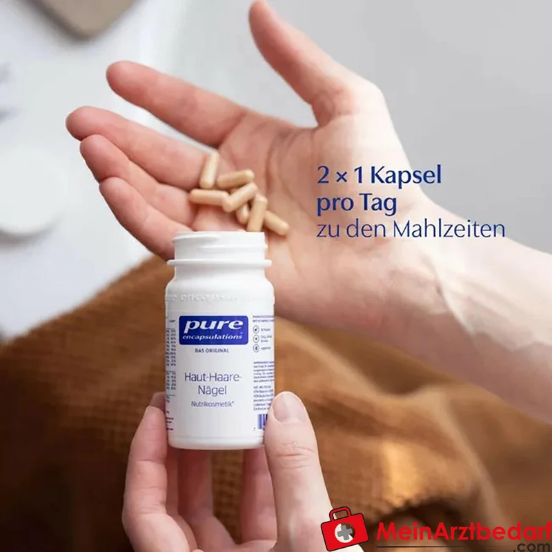 Pure Encapsulations Haut-Haare-Nägel mit Biotin 1250 µg, Zink 10 mg Kapseln 180 Stück