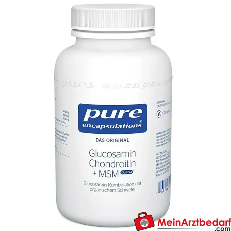 Pure Encapsulations Glucosamin 900 mg + Chondroitin 900 mg + MSM 900 mg Kapseln 120 Stück