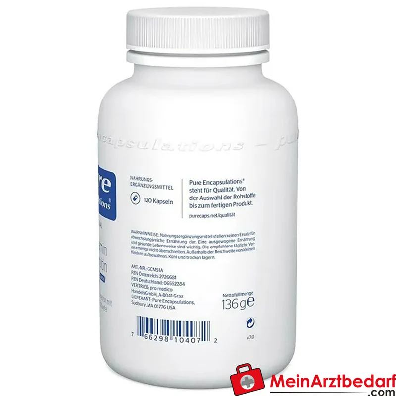 Pure Encapsulations Glucosamin 900 mg + Chondroitin 900 mg + MSM 900 mg Kapseln 120 Stück