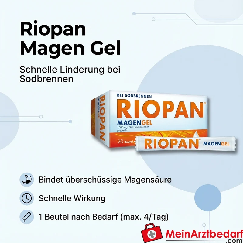 Riopan Magen Gel Magaldrat 1600 mg Beutel 10 ml