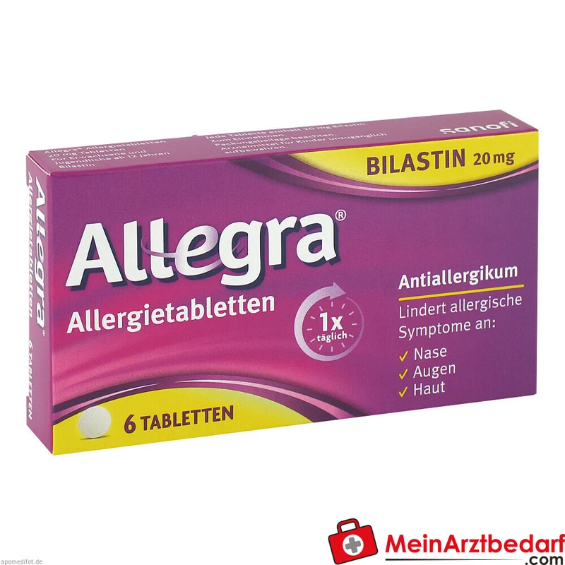 Allegra Allergietabletten 20 mg Tabletten