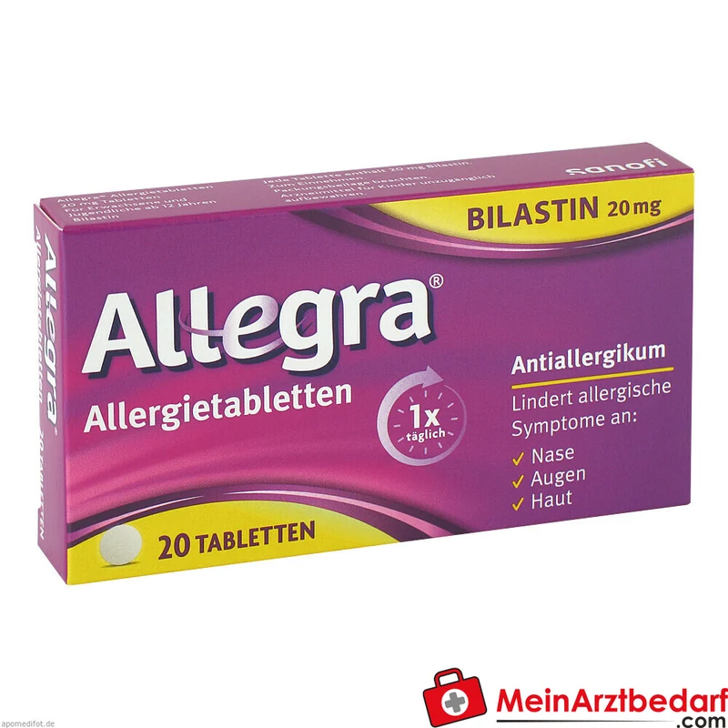 Allegra Allergietabletten 20 mg Tabletten