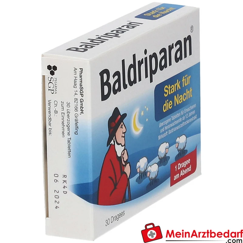 Baldriparan Stark für die Nacht Baldrianextrakt Tabletten