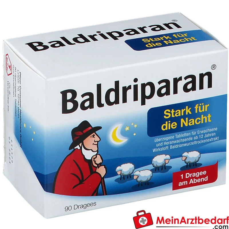 Baldriparan Stark für die Nacht Baldrianextrakt Tabletten
