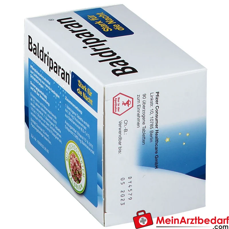 Baldriparan Stark für die Nacht Baldrianextrakt Tabletten