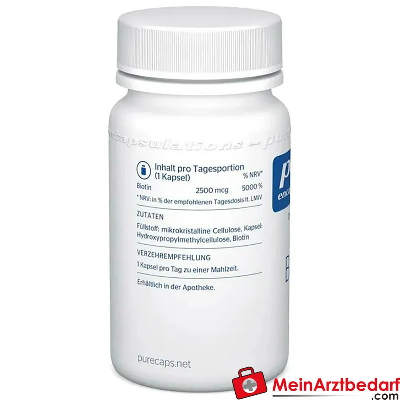 Pure Encapsulations Biotin 2,5 mg Kapseln 60 Stück