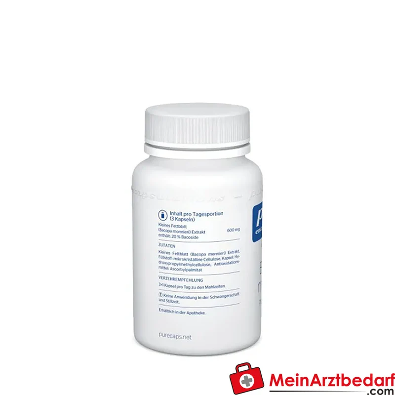 Pure Encapsulations Bacopa monnieri 200 mg Kapseln 60 Stück