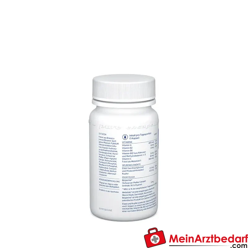 Pure Encapsulations Eisen Complex Kapseln mit Vitamin C