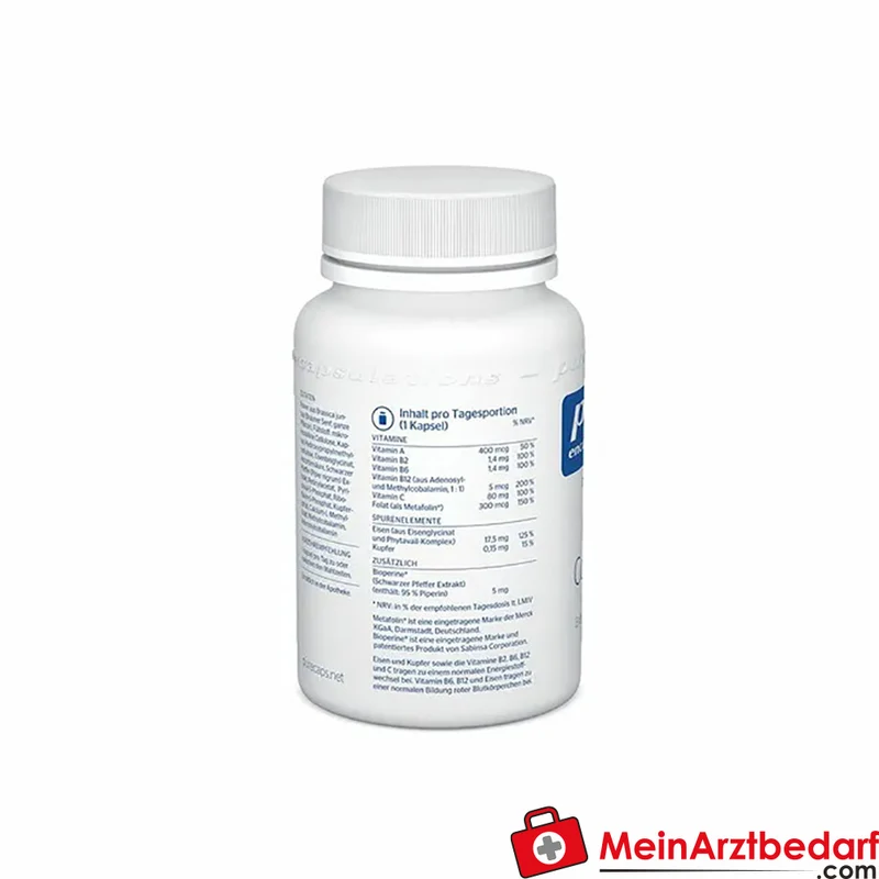 Pure Encapsulations Eisen Complex Kapseln mit Vitamin C