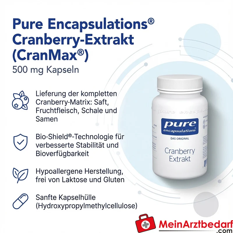Pure Encapsulations CranMax Cranberry-Extrakt 500 mg Kapseln 60 Stück