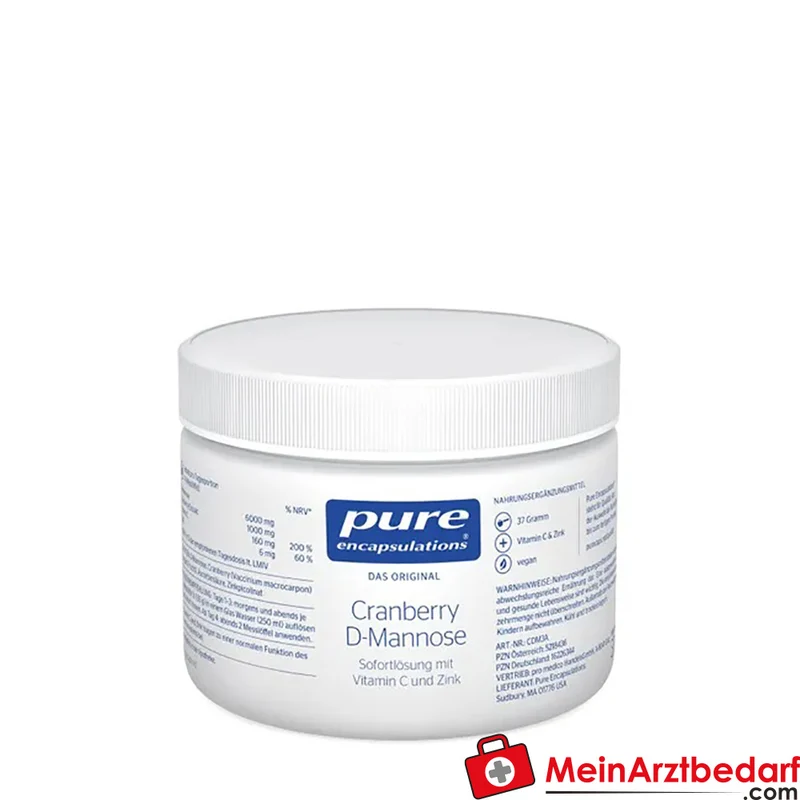 Pure Encapsulations Cranberry D‑Mannose Pulver D‑Mannose 6000 mg Cranberry‑Extrakt 1000 mg 37 g