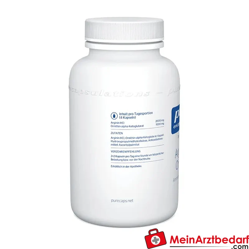 Pure Encapsulations Arginin und Ornithin Kapseln 90 Stück
