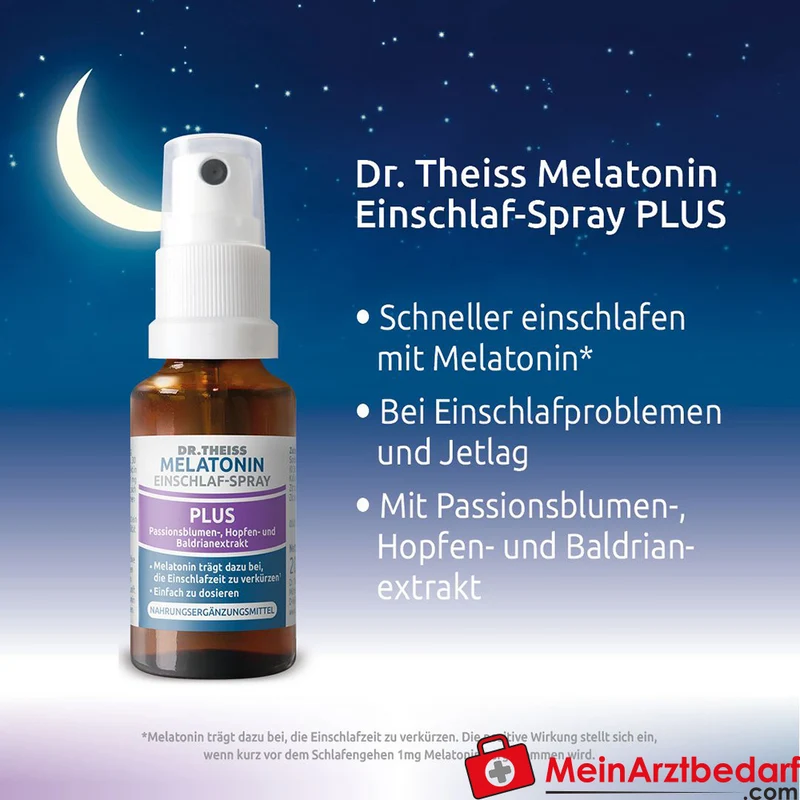 DR. THEISS Melatonin Einschlaf‑Spray 0,17% 20 ml