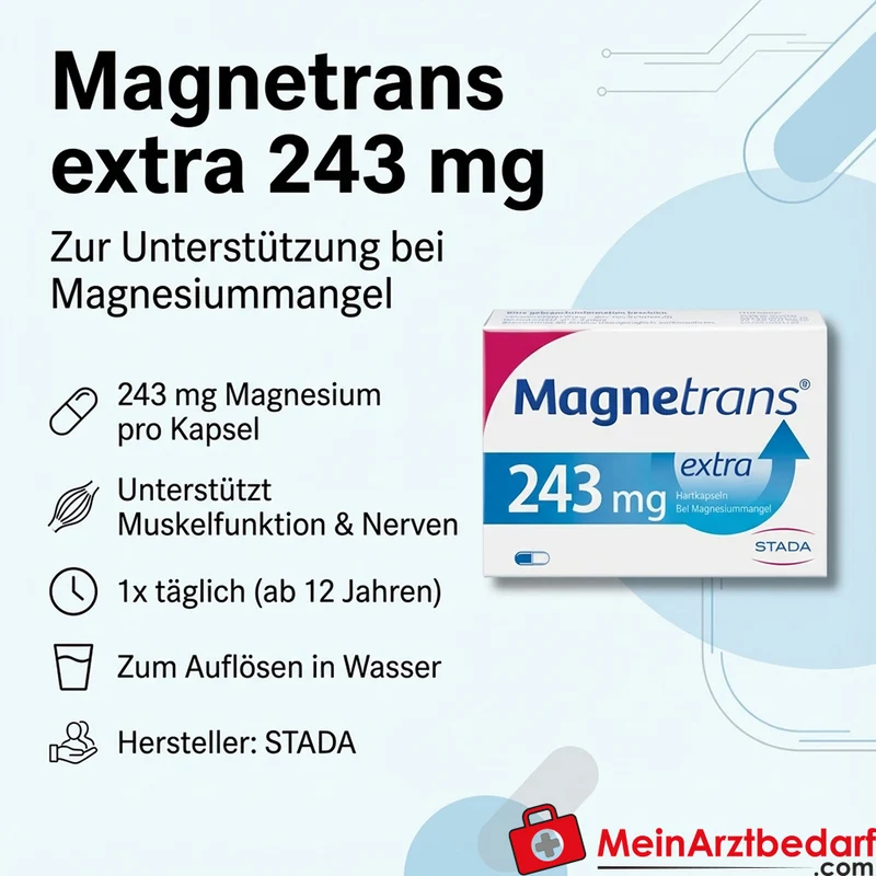 Magnetrans extra 243 mg Kapseln 20 Stück