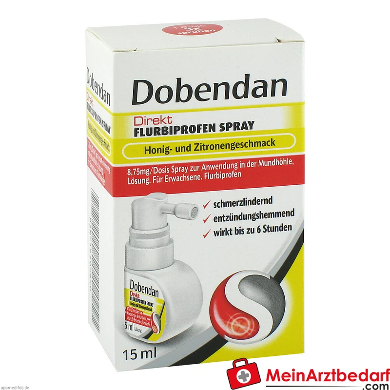 Dobendan Direkt Flurbiprofen 8,75 mg/Dosis Rachenspray Honig‑Zitrone