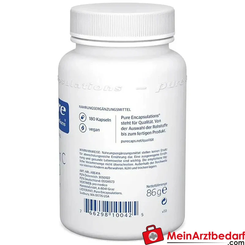 Pure Encapsulations Vitamin C 400 mg gepuffert Kapseln 90 Stück