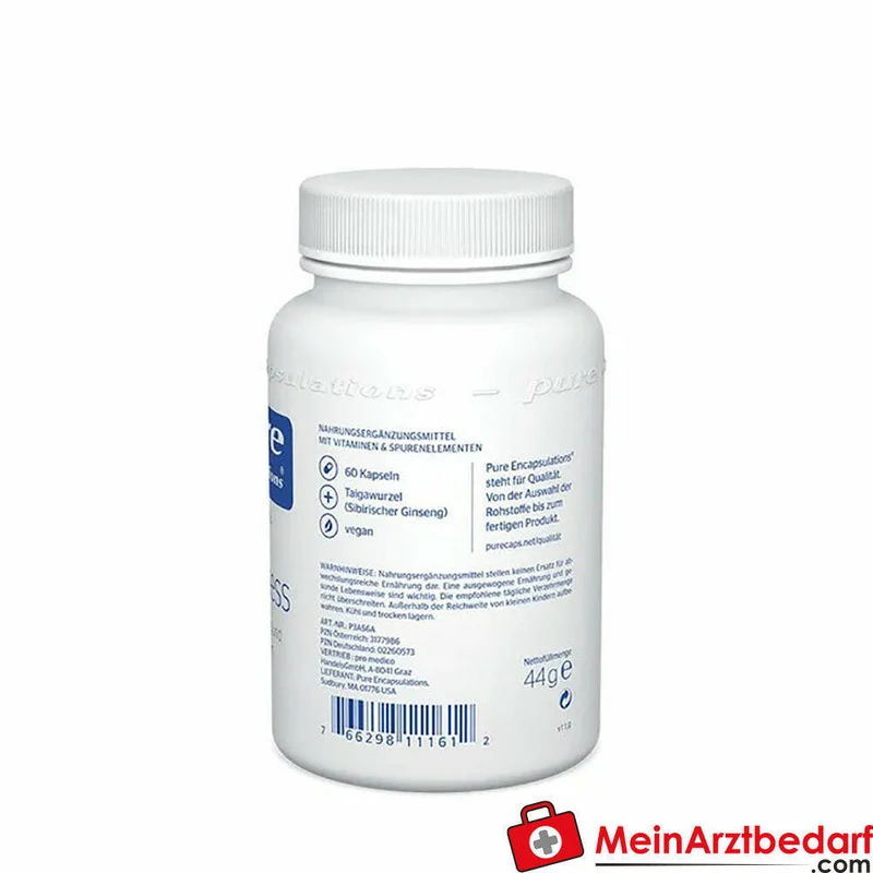 Pure Encapsulations® Anti-Stress B‑Vitamine, Vitamin C, Selen & Zink Kapseln 60 St.