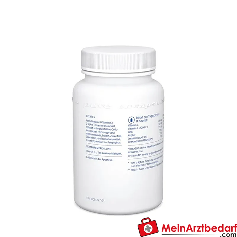 Pure Encapsulations AMD-Formel Lutein 5 mg Zeaxanthin 1 mg Kapseln 60 Stück
