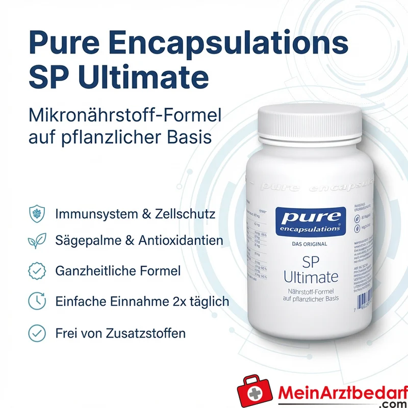 Pure Encapsulations SP Ultimate Vitamin D3 Selen Zink Kapseln 60 St.
