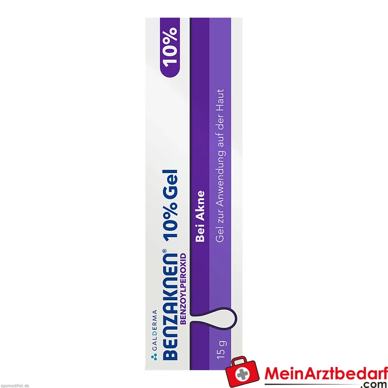 Benzaknen 10% Gel Benzoylperoxid – Gel gegen mittlere bis schwere Akne