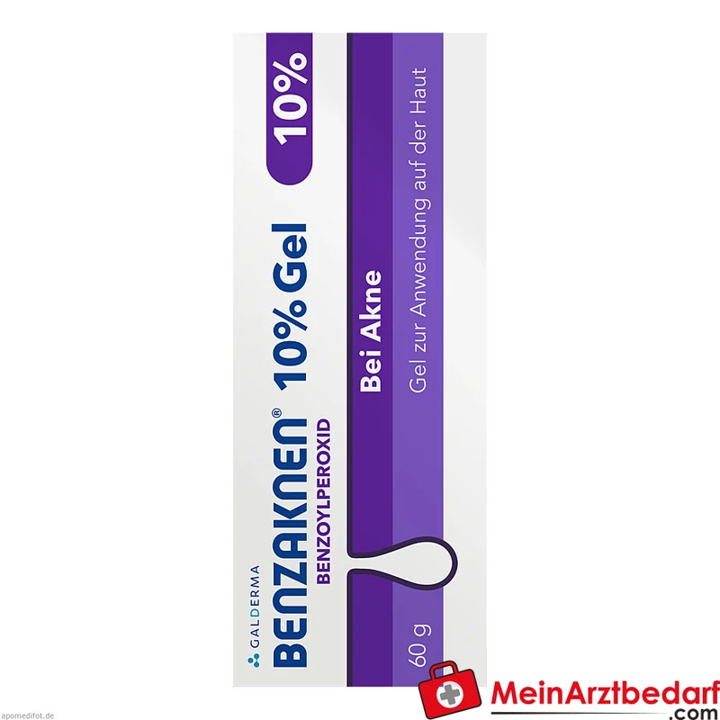 Benzaknen 10% Gel Benzoylperoxid – Gel gegen mittlere bis schwere Akne