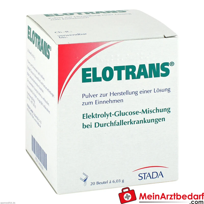 Elotrans reload isotonisches Elektrolyt-Trinkpulver Orange 15 Beutel 114 g