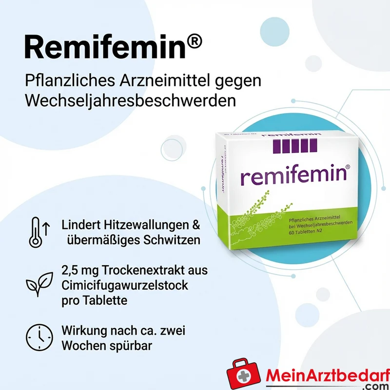 Remifemin Tabletten Trockenextrakt aus Cimicifugawurzelstock 2,5 mg