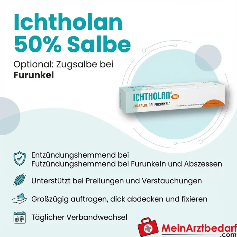 Ichtholan 50% Salbe Ammoniumbituminosulfonat 500 mg/g