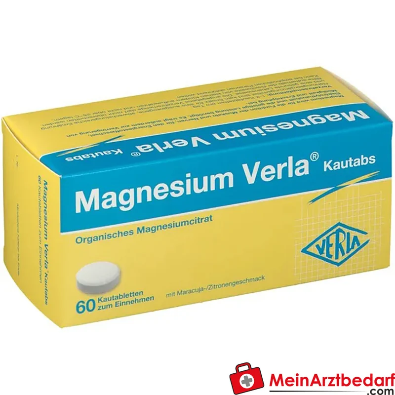 Magnesium Verla Magnesiumcitrat 150 mg Kautabletten 60 Stück