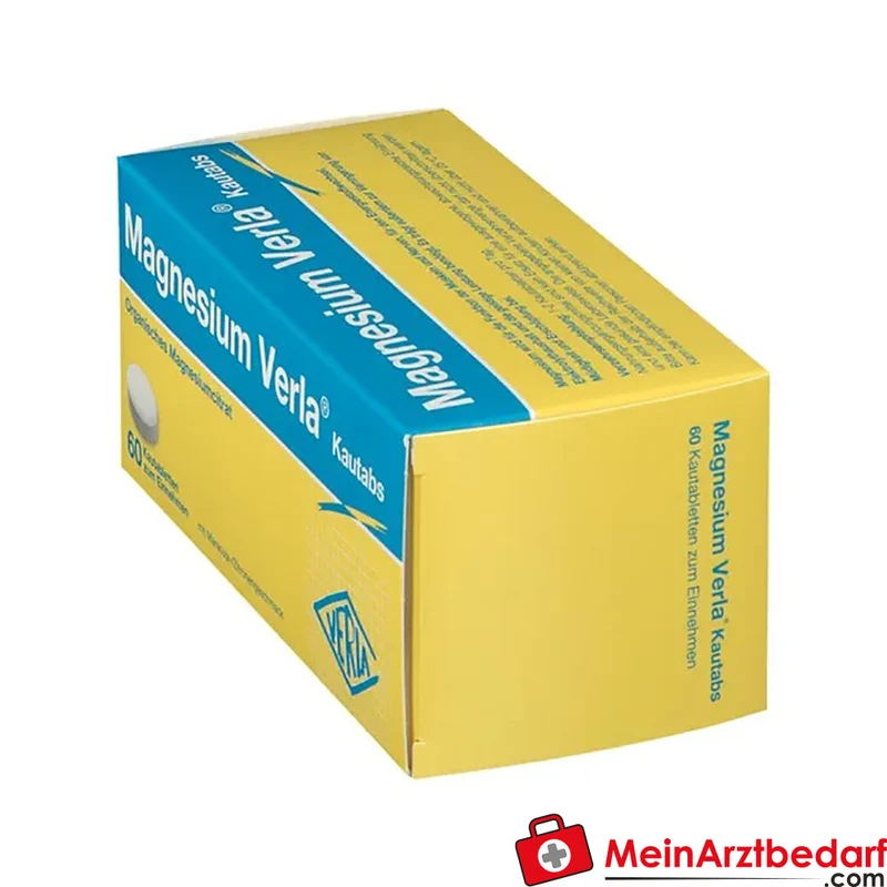 Magnesium Verla Magnesiumcitrat 150 mg Kautabletten 60 Stück