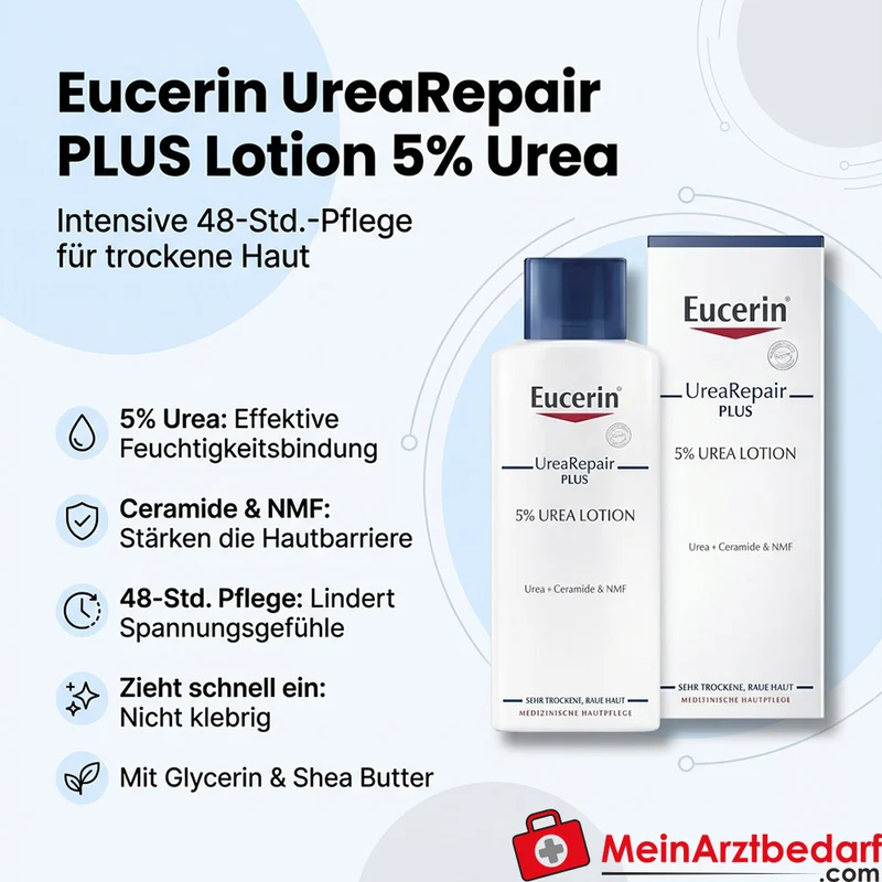 Eucerin UreaRepair PLUS Lotion 5% Urea Körperlotion 250 ml