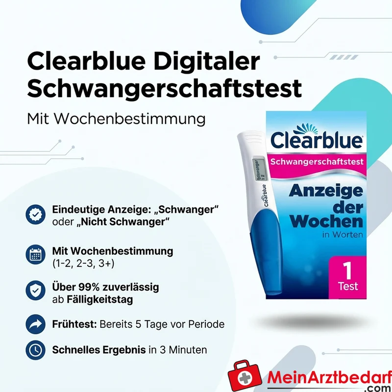 Clearblue Schwangerschaftstest digital mit Wochenbestimmung 1 St.