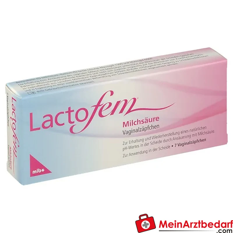 Lactofem Milchsäure Vaginalzäpfchen 7 St.