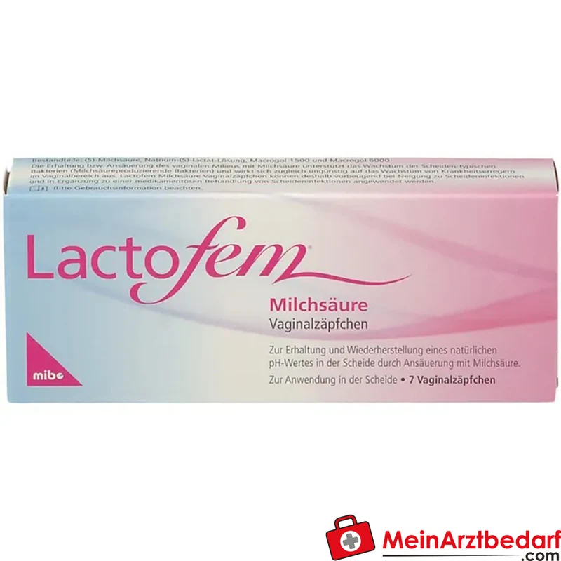 Lactofem Milchsäure Vaginalzäpfchen 7 St.