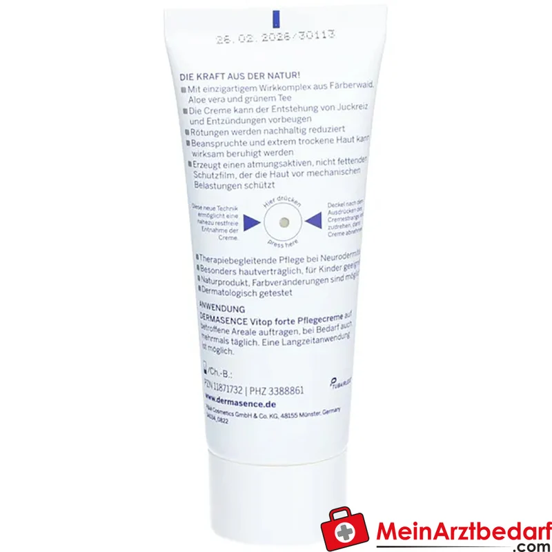 DERMASENCE Vitop forte Creme 100 ml