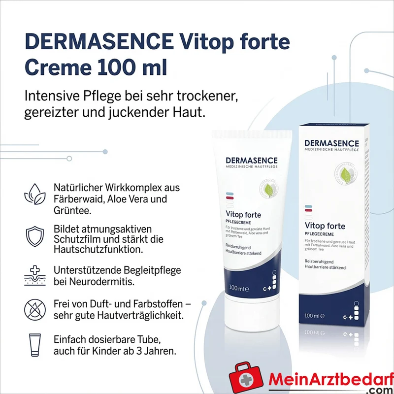 DERMASENCE Vitop forte Creme 100 ml