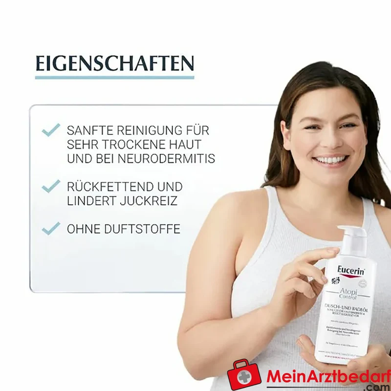 Eucerin AtopiControl Dusch- und Badeöl 400 ml parfümfrei