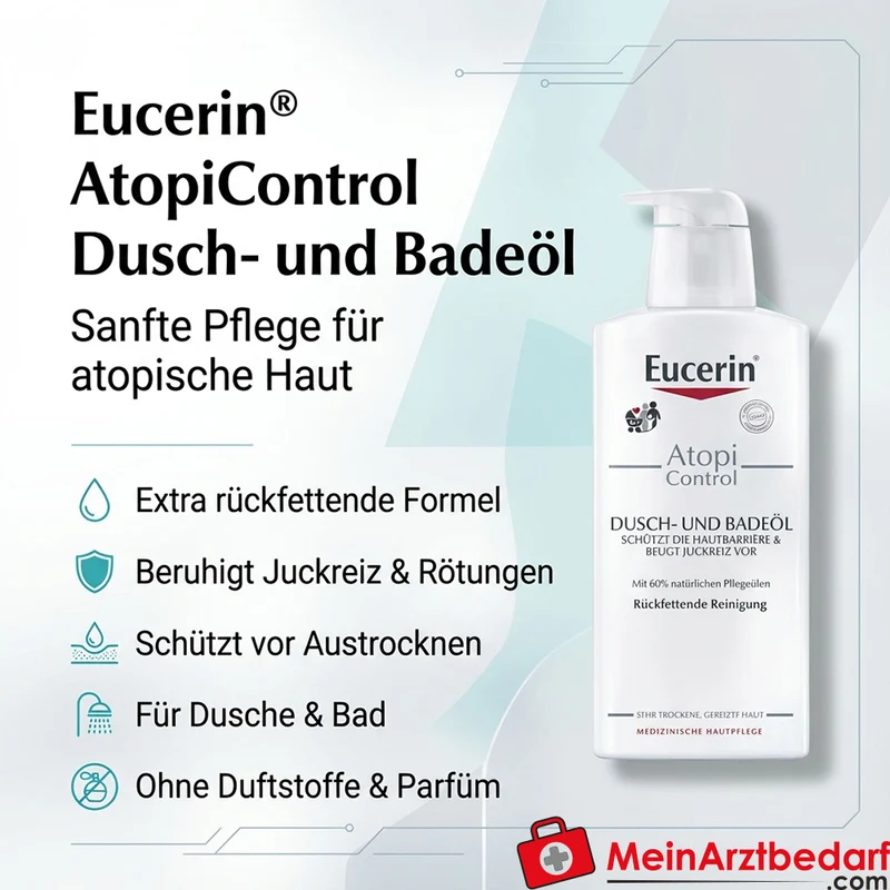 Eucerin AtopiControl Dusch- und Badeöl 400 ml parfümfrei