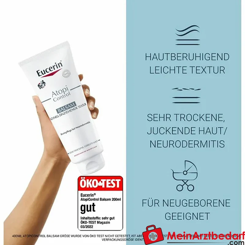 Eucerin AtopiControl beruhigender Balsam Licochalcone A & Ceramid 3 400 ml