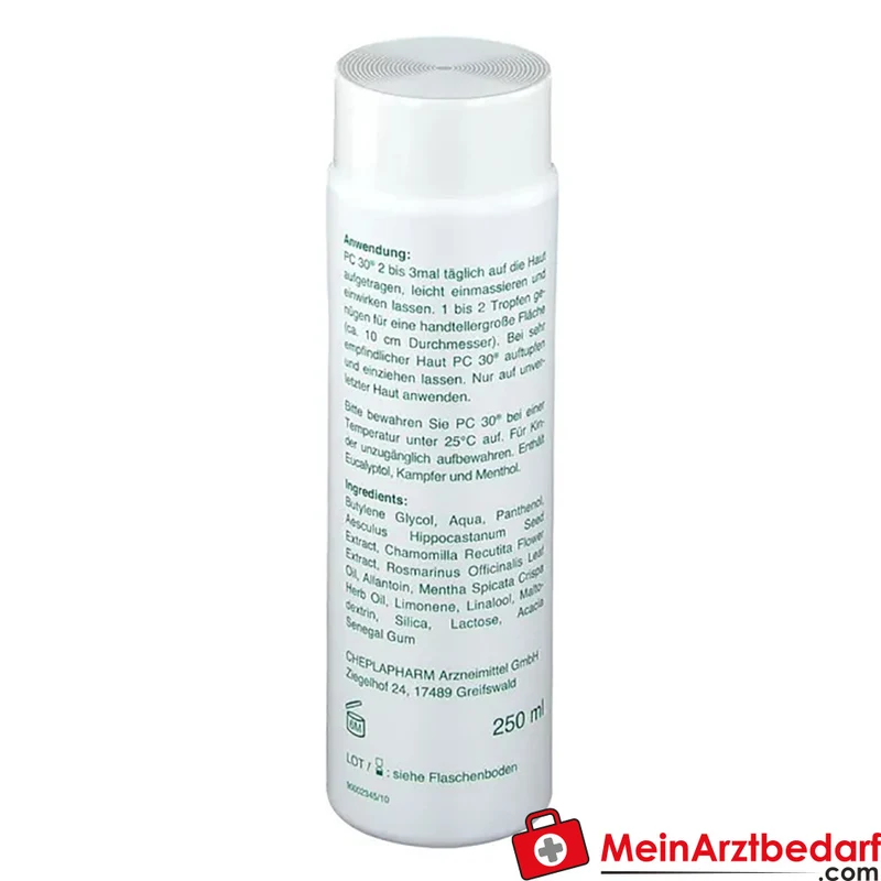 PC 30 Dexpanthenol Hautpflegeflüssigkeit 250 ml für trockene und mechanisch beanspruchte Haut