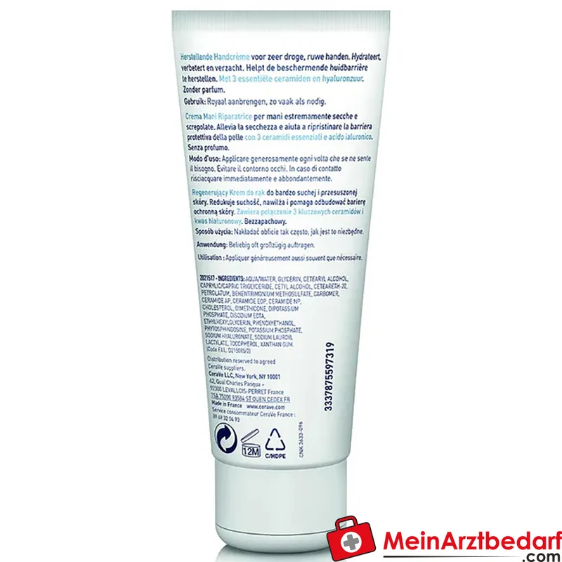 CeraVe Regenerierende Handcreme mit Hyaluronsäure und 3 Ceramiden 50 ml
